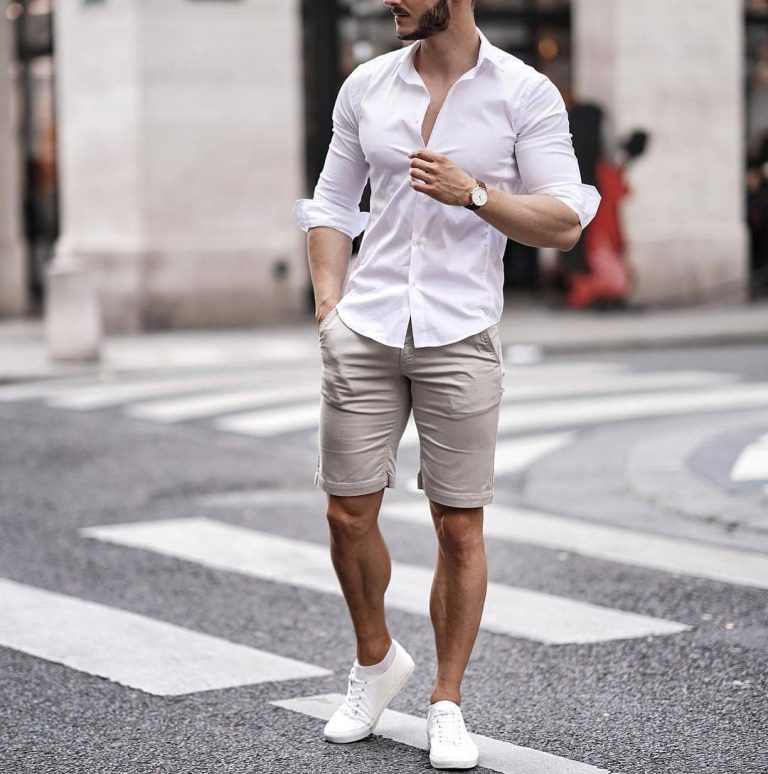 plain shirt outfit ideas men