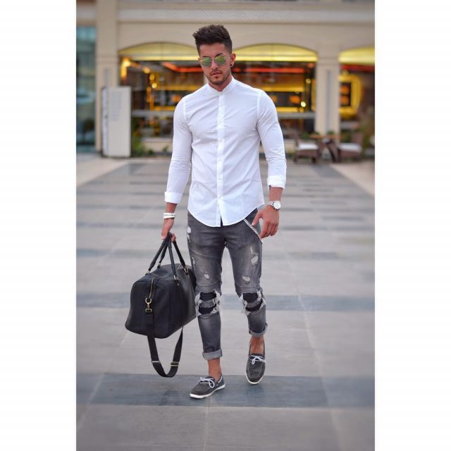 white shirt ideas men