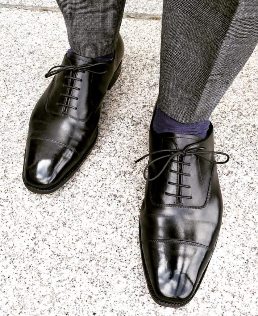 Leather Oxford dress shoes