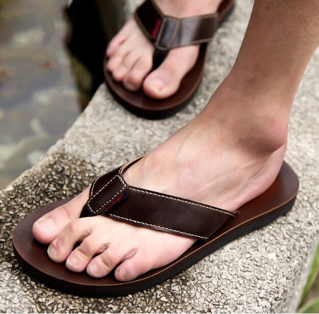 Brown flip Flops