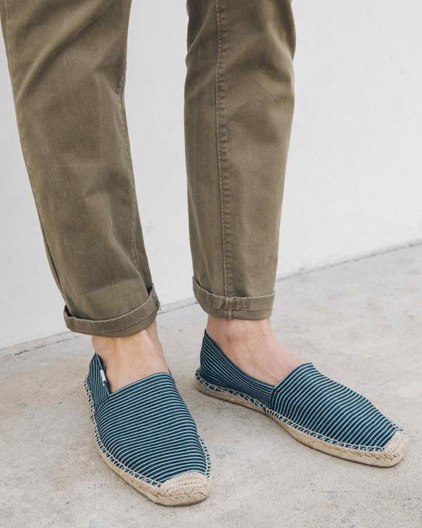 Green espadrilles