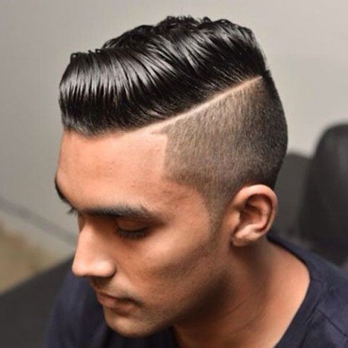 Men comb over hairstyle
