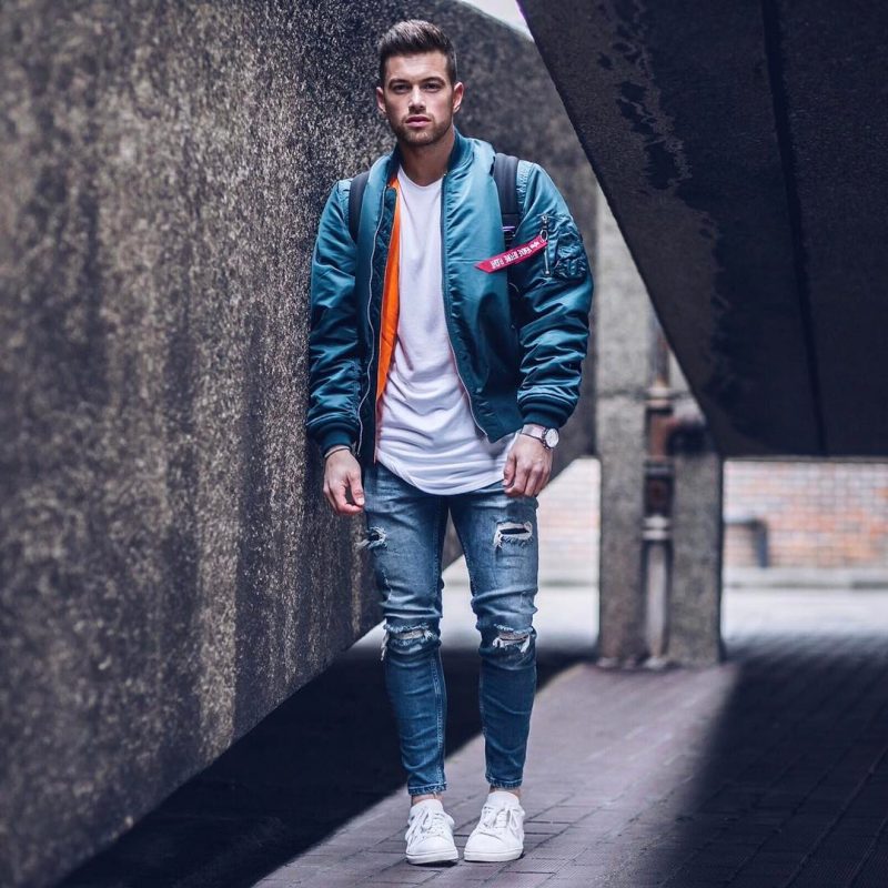 outfits bomber jackets