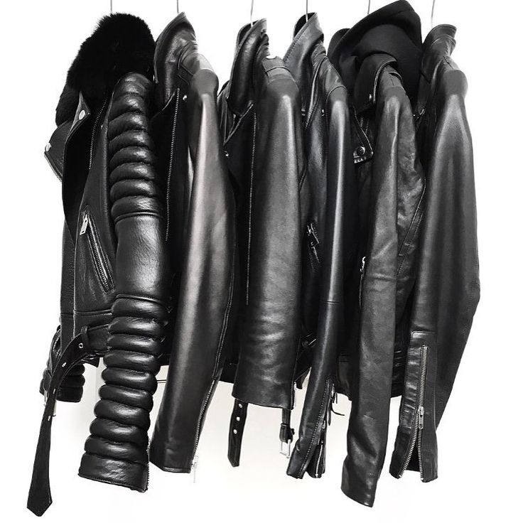 Leather biker jackets 