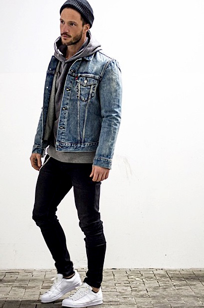 denim jacket hoodie style