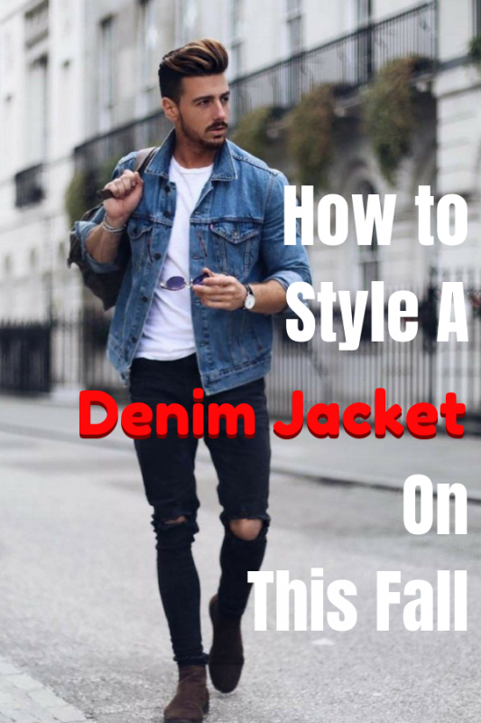 How to style a denim jacket on this fall from urbanmenoutfits.com.