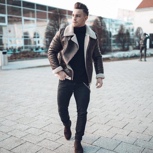 50 Stylish Ways to Wear A Shearling Coat: Fashion Tips for Men [Images]