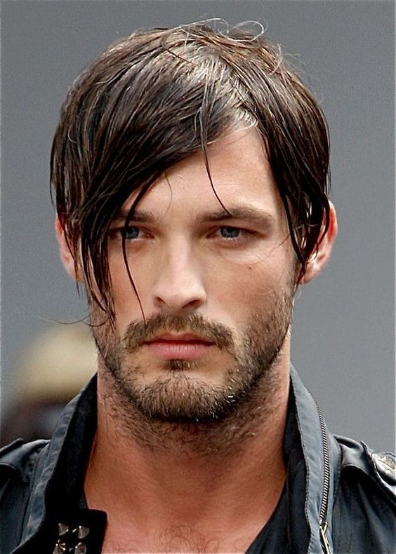 Long Fringe with Thin Hair 1 - medium-length hairstyle for men