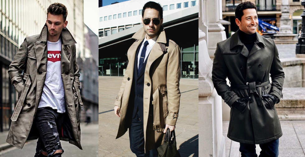 mens trench