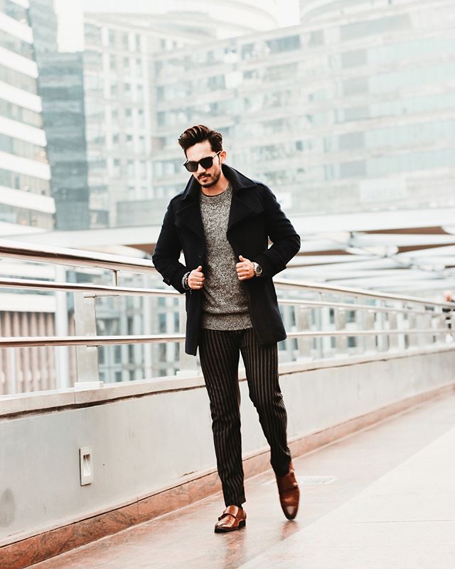 50 Peacoat Outfit Ideas for Men Peacoat Outfit Ideas