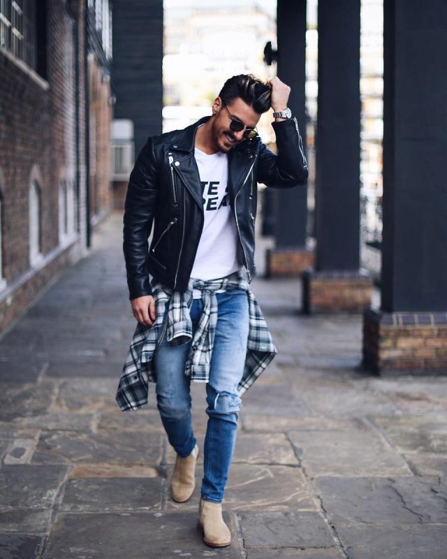 men's casual outfits with boots