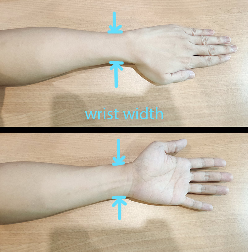 wrist width