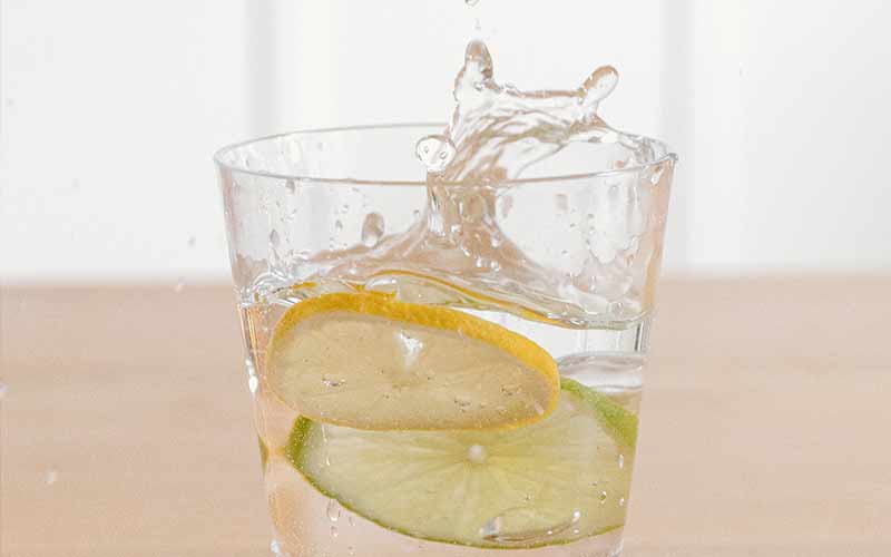 lemon water coffee alternative